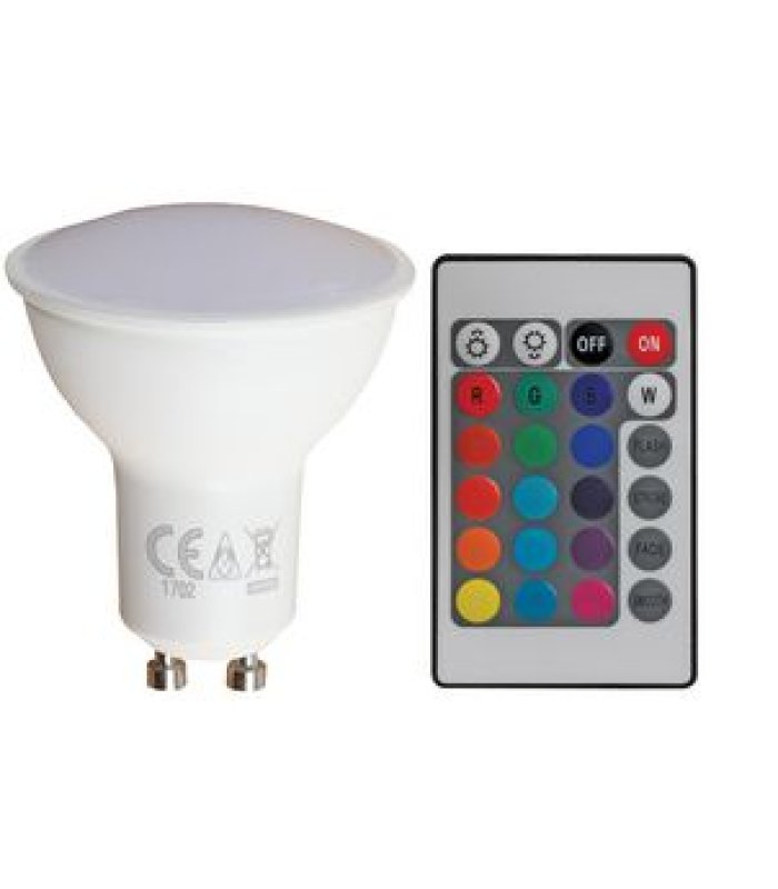 Bec Spot LED GU10 5W RGB